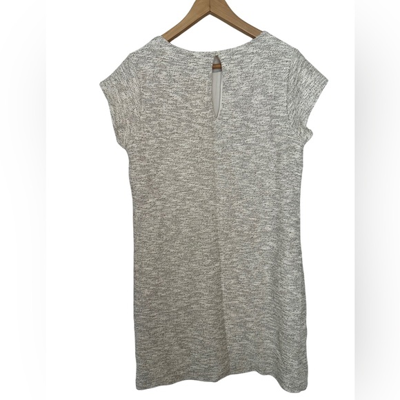 Banana Republic Cream Keyhole Dress Fully Lined Size 10 - Picture 2 of 5